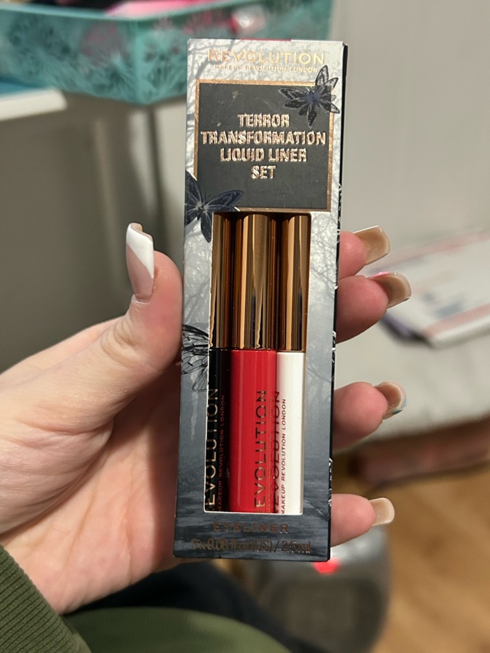 Revolution Terror Transformation Liquid Liner Set - Red, White, Black